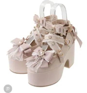 리즈리사 크로스 스트랩 리본 펌프스