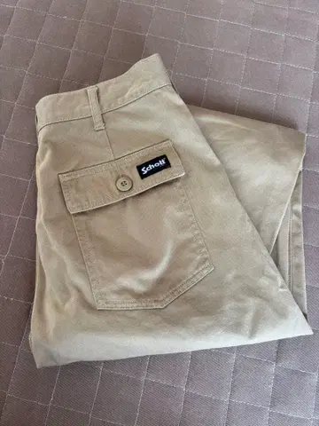 schott 치노 팬츠 팬츠 베이지 s