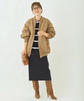 [ plage ] I라인 스트레치 타이트 스커트 2