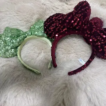 디즈니 스팽글 머리띠