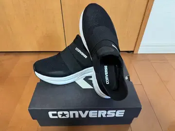CONVERSE 블랙 슬립온 23.5cm