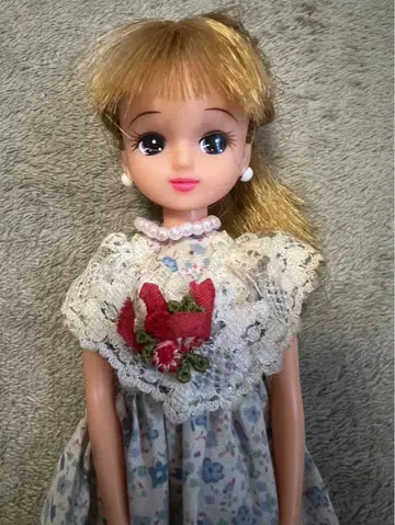 일본제 리카짱 인형 레트로 원피스 리카짱 본체