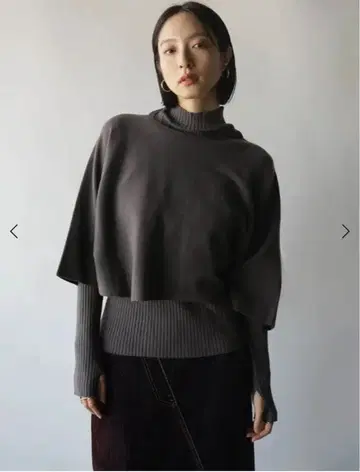 야마다야 하이 게이지 니트 앙상블 차콜 그레이 새상품