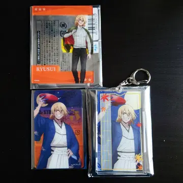 Dr.STONE 클리어 카드 아크링 키링 나나미 류스이