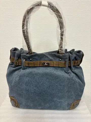 산포 데님 핸드백 택 포함