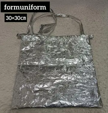 [ 새상품급 ] formuniform 드로스트링 백 SS 실버 복조리