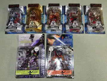 카이요도 XEBEC 에반게리온 액션 피규어 채색 7종 세트