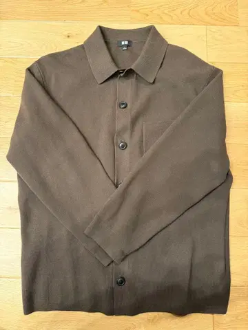 유니클로 밀라노 리브 셔츠 가디건