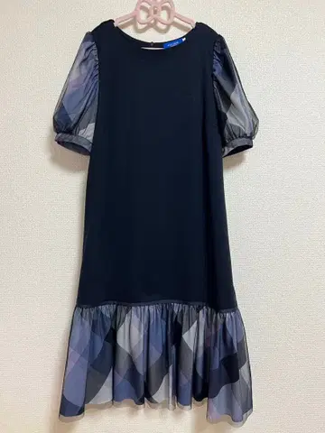 BLUE LABEL CRESTBRIDGE 반팔 원피스 36 네이비 컬러