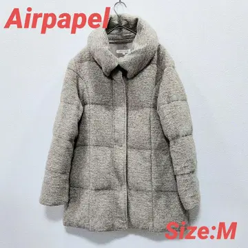 월드 Airpapel 다운 자켓 베이지 계열 M 사이즈 다운 88%