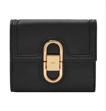 파슬 3단 폴더형 지갑 여성용 가죽 블랙 SL8292001