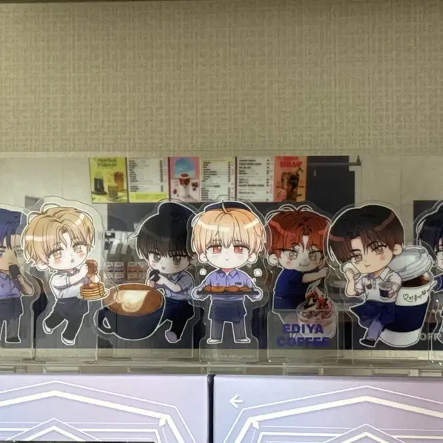 데못죽 이디야 아크릴 스탠드 일괄