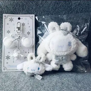[ 익명 배송 ] 시나모롤 포근포근 스노우 토끼 3세트