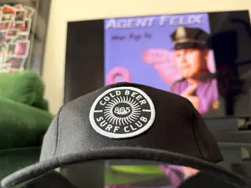 USA 805 BEER 서핑 HEMP 캡 블랙