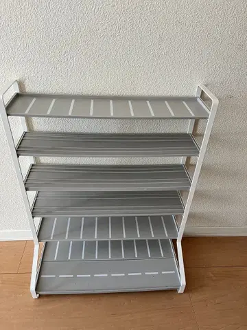 그레이 5단 수납 선반 Tower 토미카 프라레일 야마자키 실업