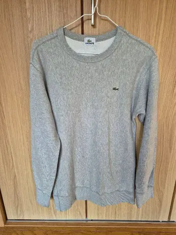 LACOSTE 그레이 긴팔 트레이닝복