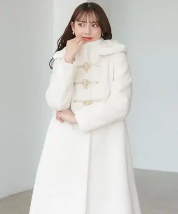 ASTORIA ODIER 후드 퍼 더플 코트