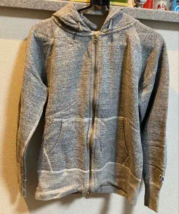 Orcival 더블 지퍼 후드티 그레이 오르치발 일본제