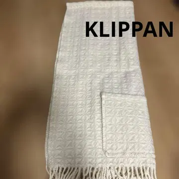 KLIPPAN 에코 울 숄 스톨 화이트