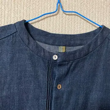 새상품급 팔라스 팰리스 7부 소매 인디고 원피스