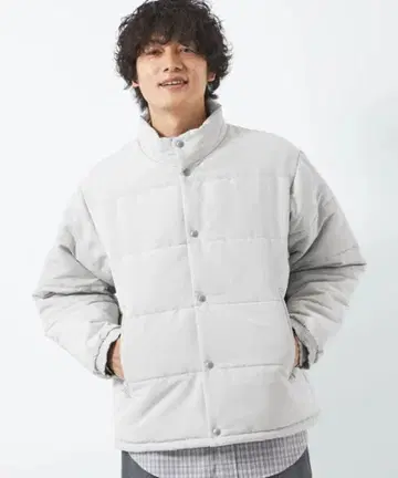 웨더 퍼프 스탠드 카라 블루종 -발수- L 사이즈 미사용 새상품