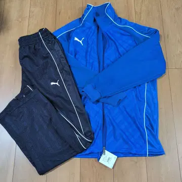 PUMA 블루 블랙 저리 상하의 택 포함 미사용 새상품