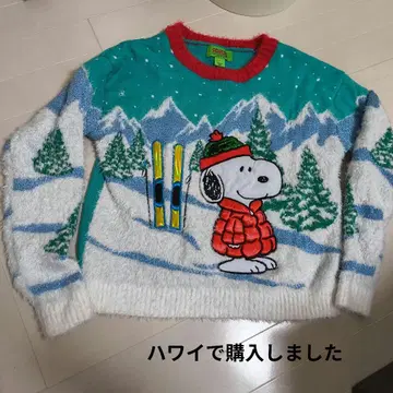 HAWAII 구매 PEANUTS 스누피 스웨터 S