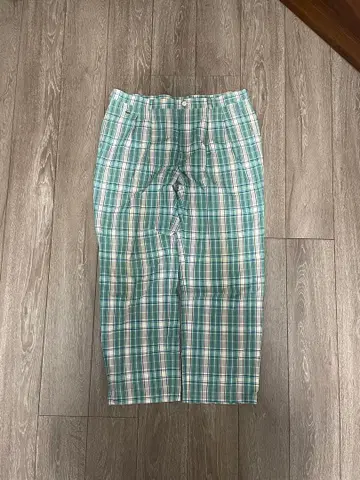 vintage lacoste check slacks