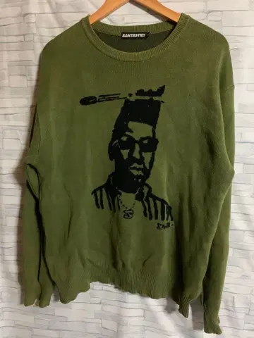 SANTASTIC! 산타 스틱 그린 니트 스웨터 1점