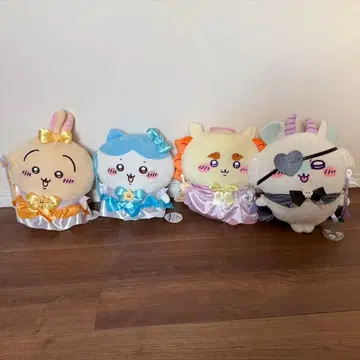 하치와레, 우사, 시사, 모몽가 봉제 인형 4체 세트