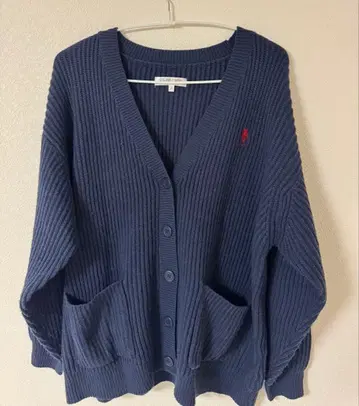 [ U.S. POLO ASSN. ] 니트 가디건 네이비 컬러 F 사이즈