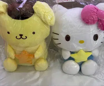 산리오 캐릭터 복권 봉제 인형 2개 세트