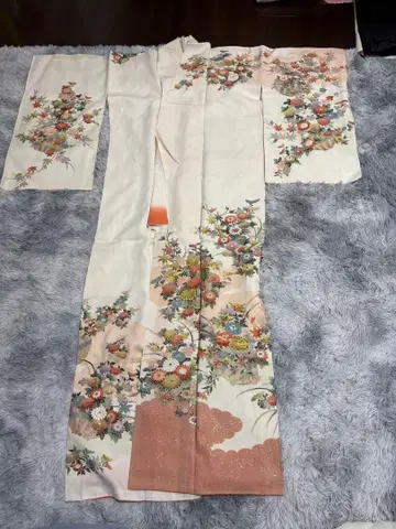 호몬기 꽃무늬 아이보리