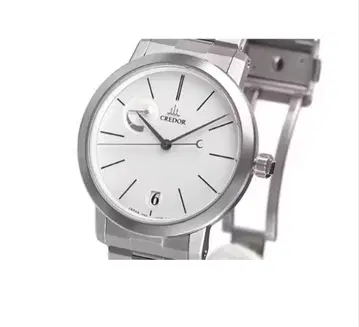 Credor 자동 와인딩 손목시계 실버 정가 598,500엔
