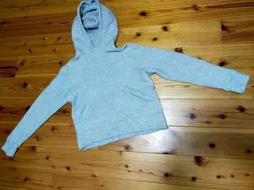 T.yamai paris 후드 부착 그레이 긴팔 후드티