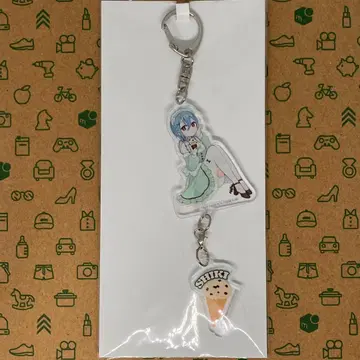 와카나 시키 아크릴 키링 아이 스크림! 자켓 사진