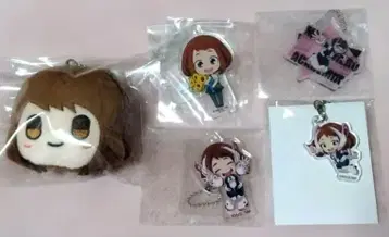 나의 히어로 아카데미아 히로아카 우라라카 오챠코 아크릴 스탠드 키링 세트