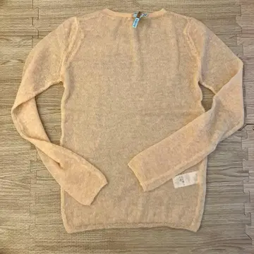 오라리 KID MOHAIR SHEER KNIT BOAT-NECK