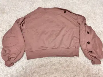 mysty woman 벌룬 슬리브 맨투맨 F