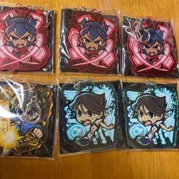 이나즈마 일레븐 이툰 트레이딩 아크릴 키링 C 6점