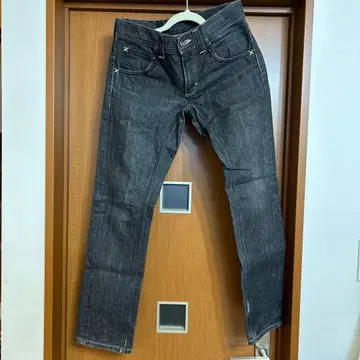 LEE 다크 그레이 슬림핏 데님