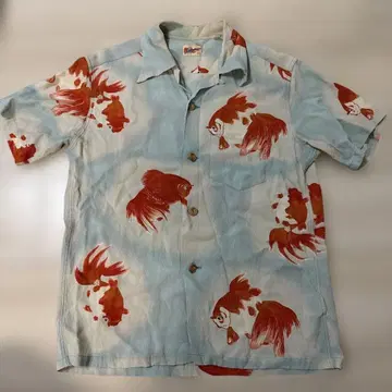 선서프 일본풍 패턴 하와이안 셔츠