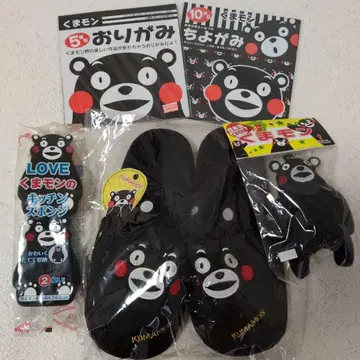 쿠마몬 슬리퍼 & 여러가지 5종 세트