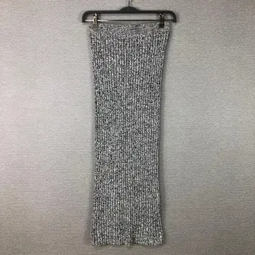 Drawing Numbers 리브 니트 스커트 F 그레이