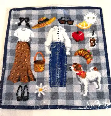 [ 미개봉 새상품 ] 페이러 x 이에나 별주 콜라보 손수건 네이비