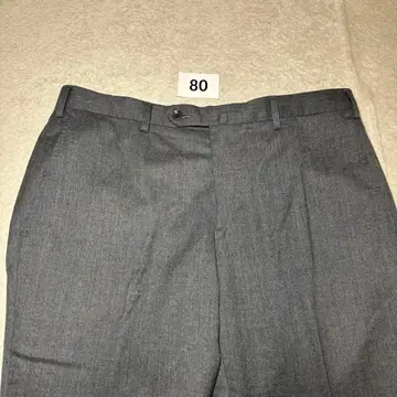 80 새상품급 유나이티드 애로우즈 울 슬랙스 그레이 48 L