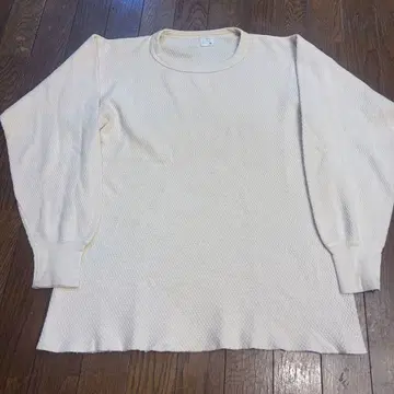 70s 서멀 셔츠 허니콤 vintage