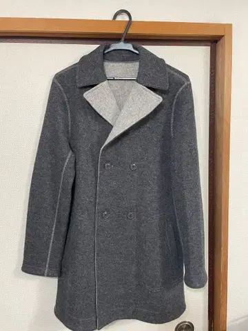 [ Do CLASSE ] 울 혼방 리버서블 피코트 그레이 사이즈 11