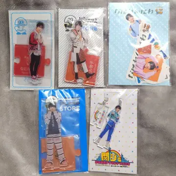 오오니시 류세이 아크릴 스탠드 아크릴 키링 플레이크 씰