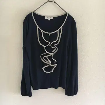 [ M ] 프릴 달린 티셔츠 [ SOUP ] 소프 관혼상제 오피스 캐주얼